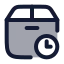 Packageprocess icon with duotone rounded style
