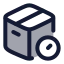 Packageprocess icon with duotone rounded style