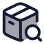 Packagesearch icon with duotone rounded style