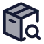 Packagesearch icon with duotone standard style