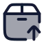 Packagesent icon with duotone rounded style
