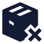 Packagex icon with solid sharp style