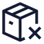 Packagex icon with stroke sharp style