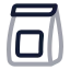 Packaging icon with twotone rounded style