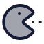 Pacman icon with duotone standard style