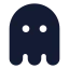 Pacman icon with solid standard style