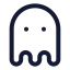 Pacman icon with stroke standard style