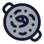 Paella icon with duotone rounded style