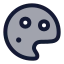 Paintboard icon with duotone rounded style