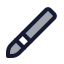 Paintbrush icon with duotone standard style