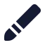 Paintbrush icon with solid standard style