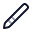 Paintbrush icon with twotone rounded style
