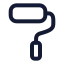 Paintbrush icon with stroke rounded style