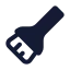 Paintbrush icon with solid standard style