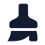 Paintbrush icon with solid standard style
