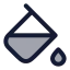 Paintbucket icon with duotone rounded style