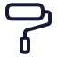 Paintroller icon with stroke standard style