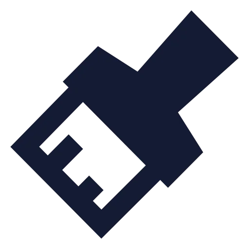 Paintbrush Icon in Solid Sharp style