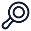Pan icon with stroke rounded style