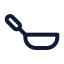 Pan icon with stroke standard style