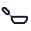 Pan icon with twotone rounded style