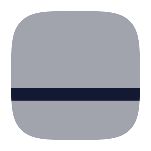 Panel Bottom Icon in Bulk Rounded style