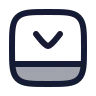 Panel Bottom Close icon preview