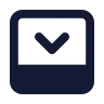 Panel Bottom Close icon preview