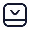 Panel Bottom Close icon preview