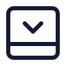 Panel Bottom Close icon preview