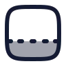 Panel Bottom Dashed icon preview