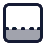 Panel Bottom Dashed icon preview