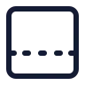 Panel Bottom Dashed icon preview