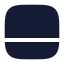 Panelbottom icon with solid rounded style