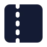 Panel Left Dashed icon preview