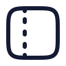 Panel Left Dashed icon preview