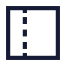 Panel Left Dashed icon preview