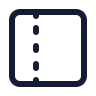 Panel Left Dashed icon preview