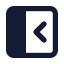 Panelleftopen icon with solid standard style