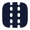 Panel Left Right Dashed icon preview