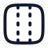Panel Left Right Dashed icon preview