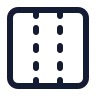 Panel Left Right Dashed icon preview