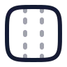Panel Left Right Dashed icon preview