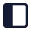 Panelleft icon with solid standard style