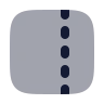 Panel Right Dashed icon preview