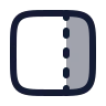 Panel Right Dashed icon preview
