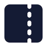 Panel Right Dashed icon preview
