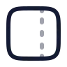 Panel Right Dashed icon preview