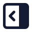 Panelrightopen icon with solid standard style