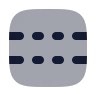 Panel Top Bottom Dashed icon preview
